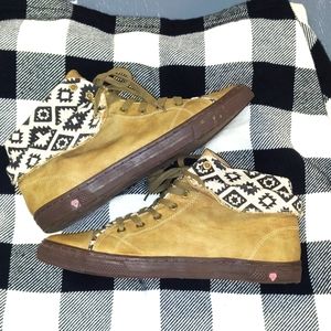 Aztec canvas shoes